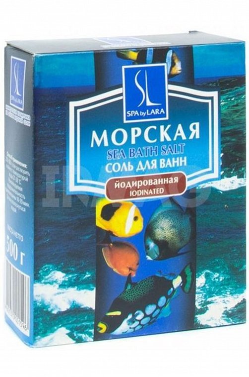 Морская йодированная соль для ванн 500 г Линстэк