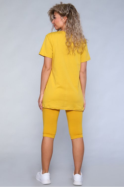 Женский хлопковый костюм оверсайз Модный Дом