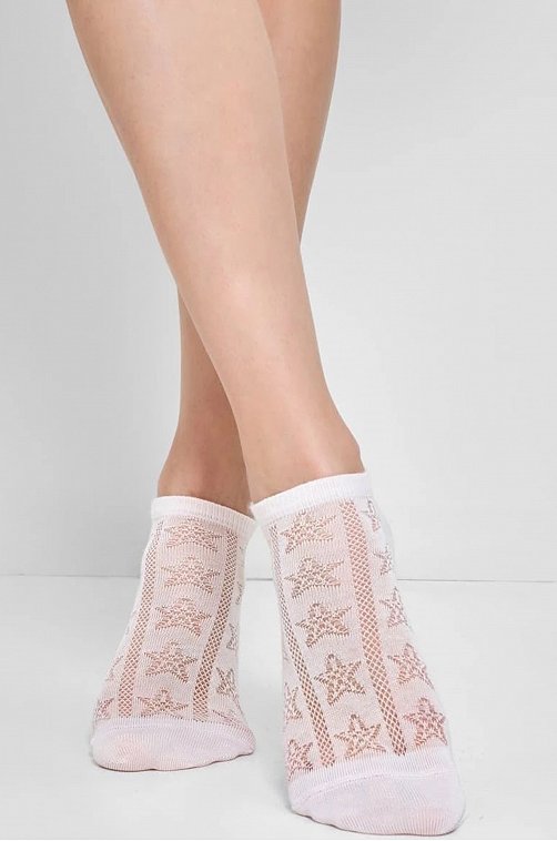 Укороченные ажурные женские носки Mark Formelle