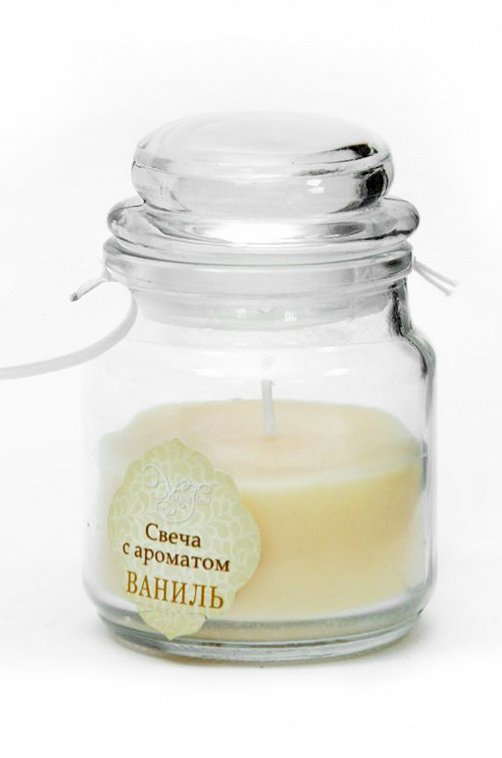 Свеча декоративная парафиновая с ароматом ванили Magic Home