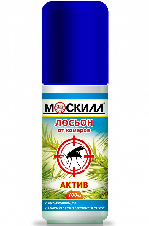 Лосьон-спрей от комаров Москилл актив 100 мл Москилл