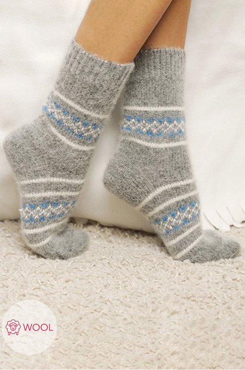 Женские шерстяные носки Бабушкины носки