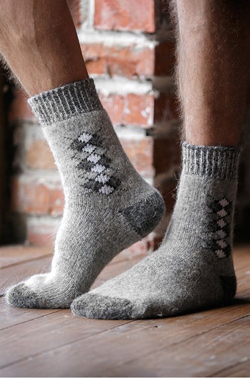 Мужские шерстяные носки Бабушкины носки