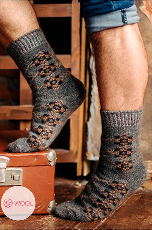 Носки мужские шерстяные Бабушкины носки
