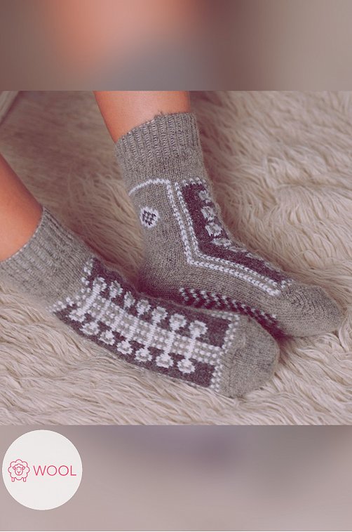 Носки для мальчика шерстяные Бабушкины носки