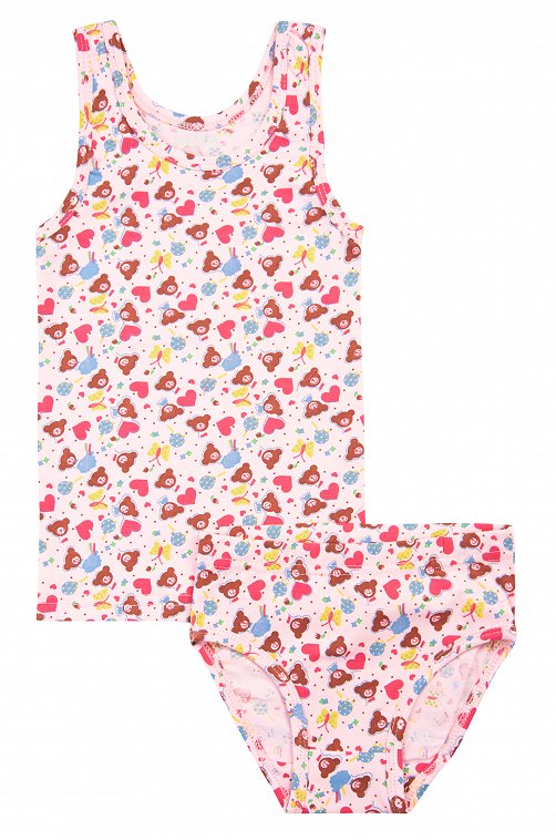 Комплект для девочек Niso 6612474 розовый купить оптом в HappyWear.ru