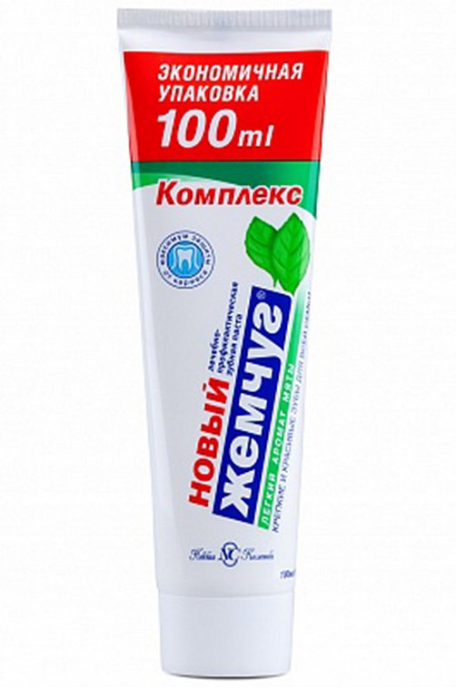 Зубная паста с легким ароматом мяты 100 мл НЕВСКАЯ КОСМЕТИКА