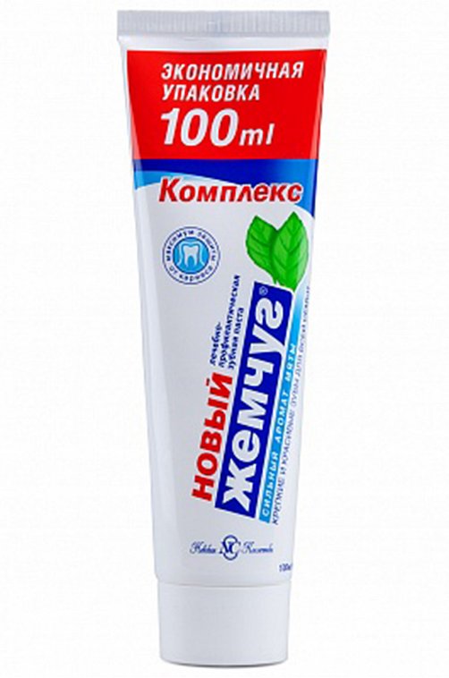 Зубная паста с сильным ароматом мяты 100 мл НЕВСКАЯ КОСМЕТИКА