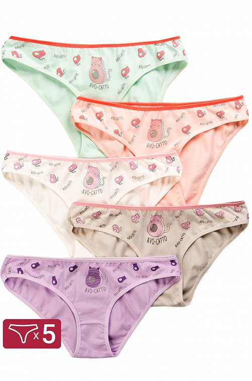 Женские трусы 5шт. Nicoletta