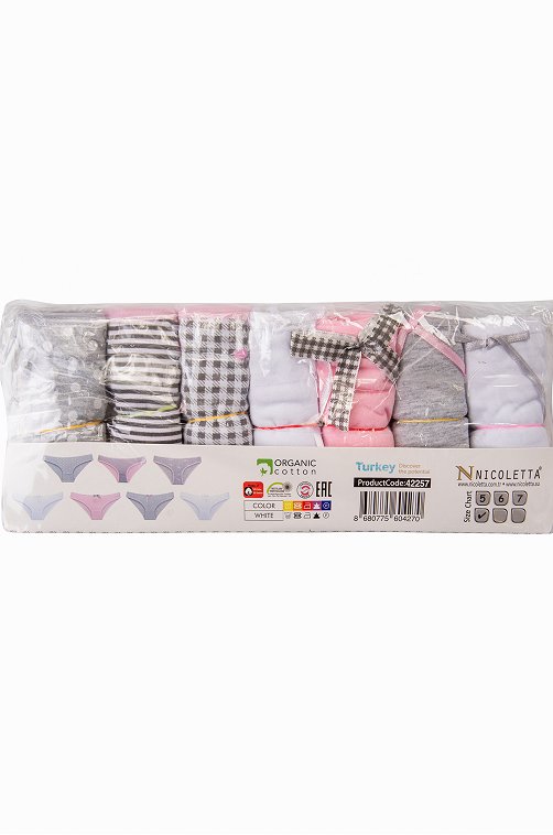 Трусы для девочки 7шт. Nicoletta