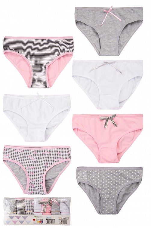 Трусы для девочки 7шт. Nicoletta