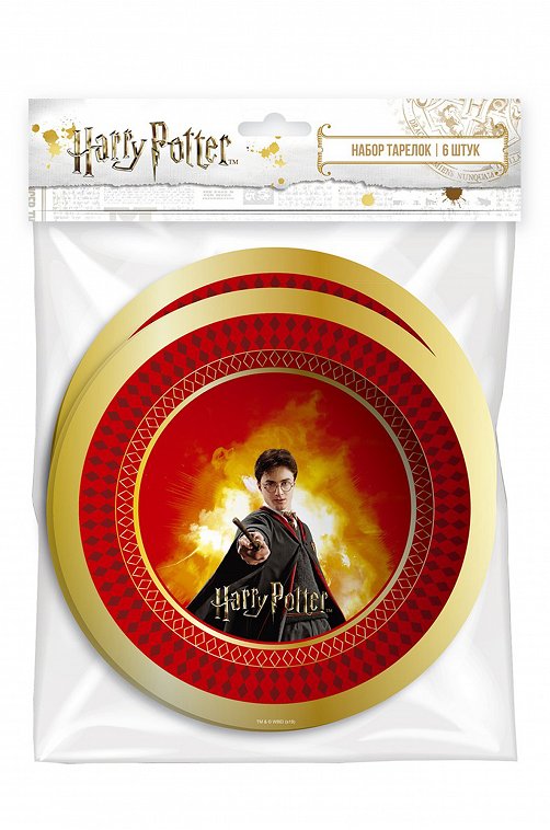 Тарелка бумажная Harry Potter 6 шт. ND Play