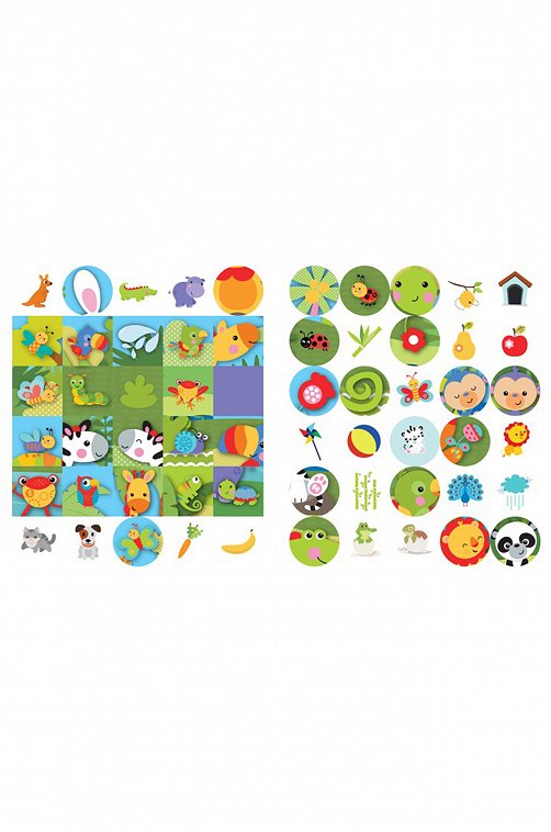 Развивающая книга с наклейками 16 стр. ND Play