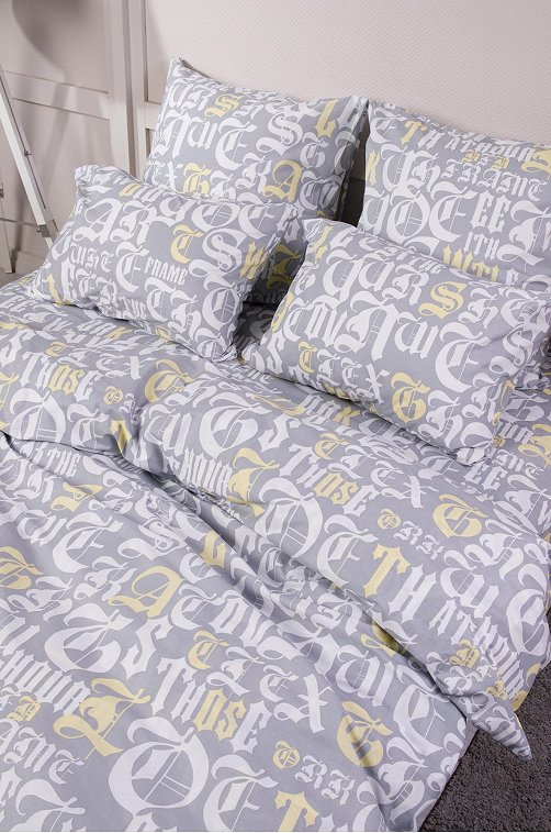 Постельное белье из поплина, евро наволочки 70*70 Ночь Нежна