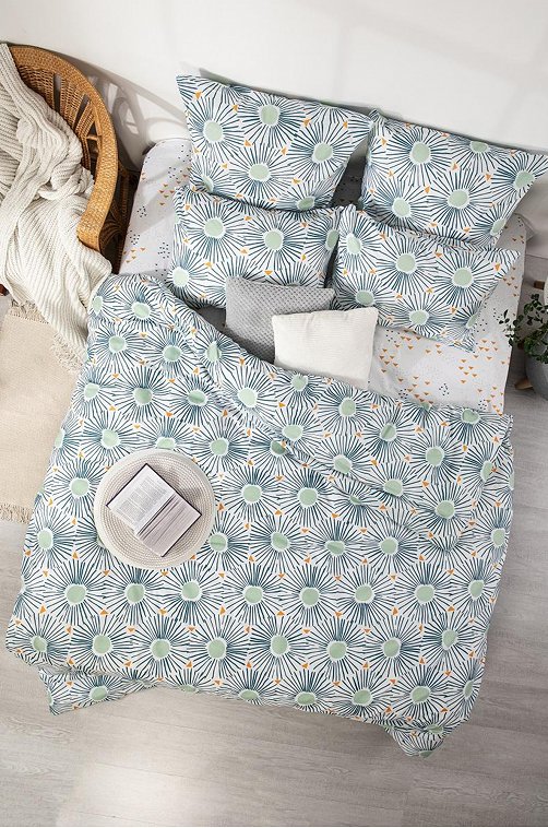 Постельное белье из бязи, 2,0 сп, наволочки 70*70 Ночь Нежна