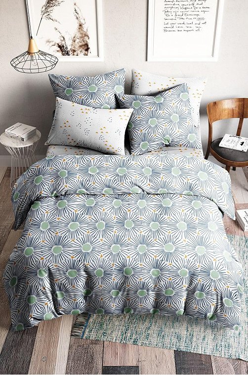 Постельное белье из бязи, 2,0 сп, наволочки 70*70 Ночь Нежна