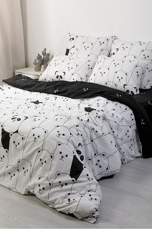 Постельное белье из бязи, 1,5 сп, наволочки 70*70 Ночь Нежна