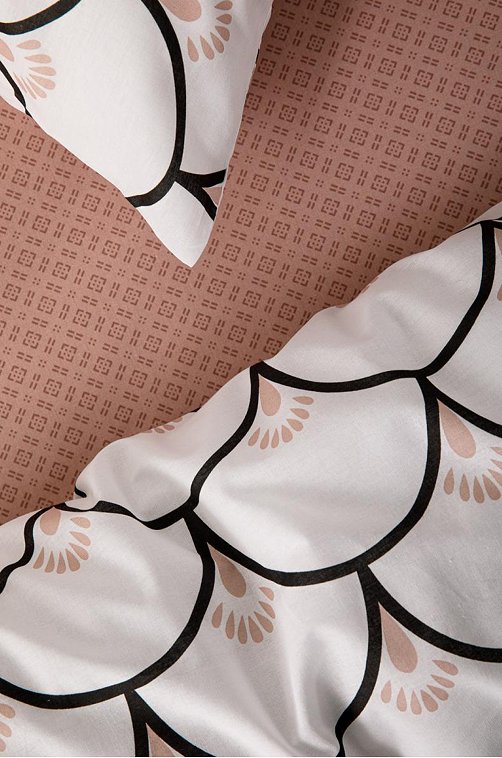 Постельное белье из поплина, 1,5 сп, наволочки 70*70 Ночь Нежна