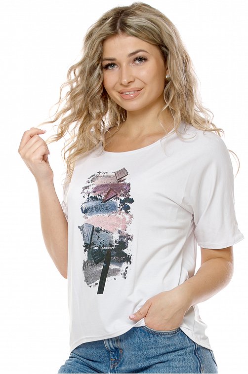 Женская футболка из вискозы NSD стиль