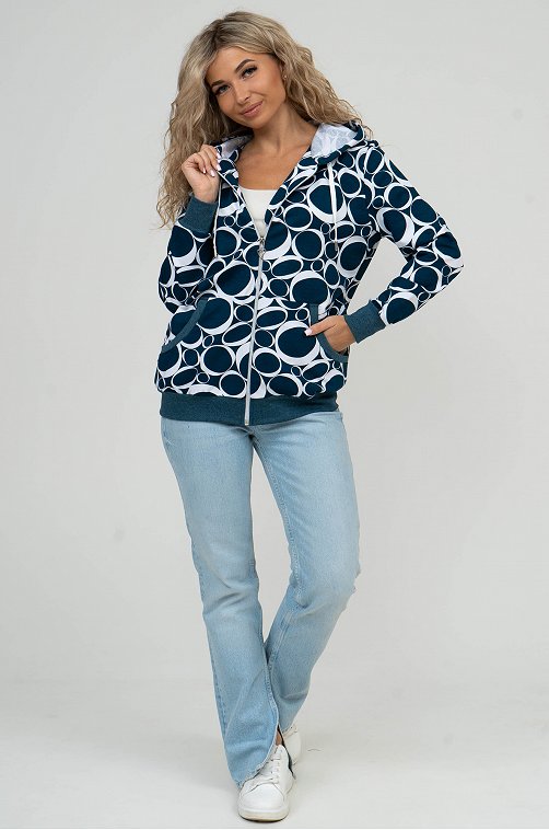 Женская толстовка из футера двунитки NSD стиль