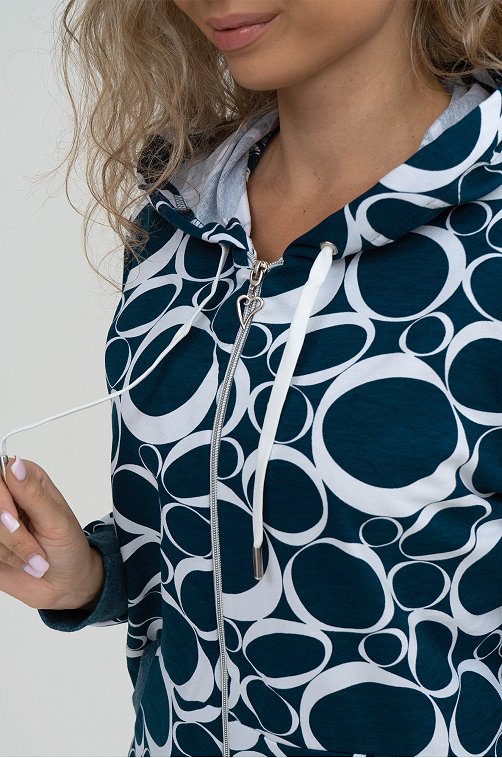 Женская толстовка из футера двунитки NSD стиль