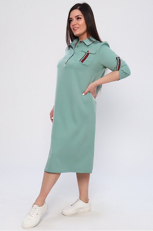 Женское летнее платье больших размеров с добавлением вискозы Натали