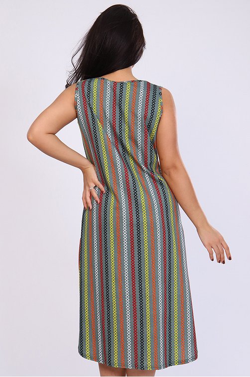 Женское летнее хлопковое платье больших размеров Натали