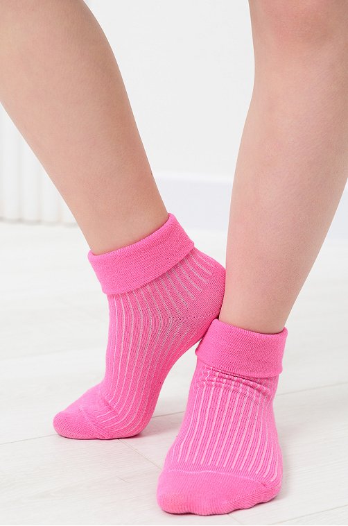 Носки для девочки с отворотом 3 пары Berchelli