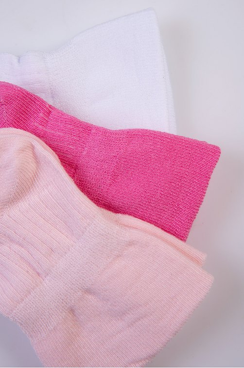 Носки для девочки с отворотом 3 пары Berchelli