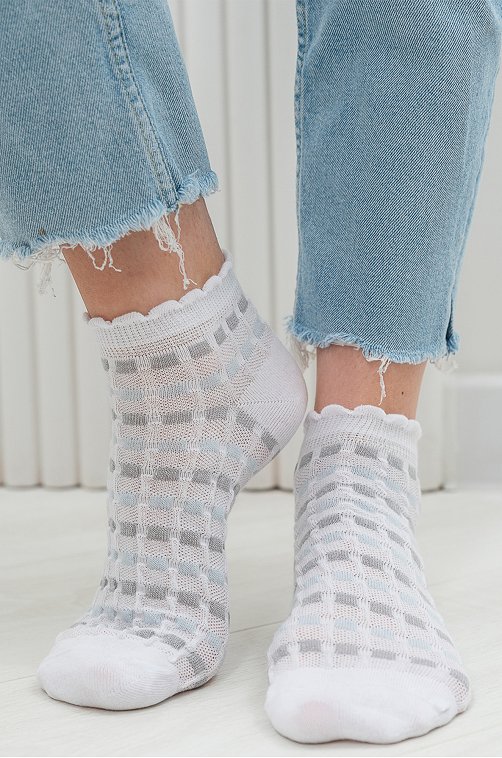 Женские носки с ажурным узором 3 пары Berchelli