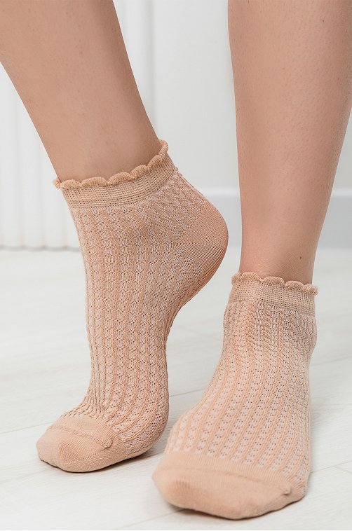 Женские носки с ажурным узором 3 пары Berchelli