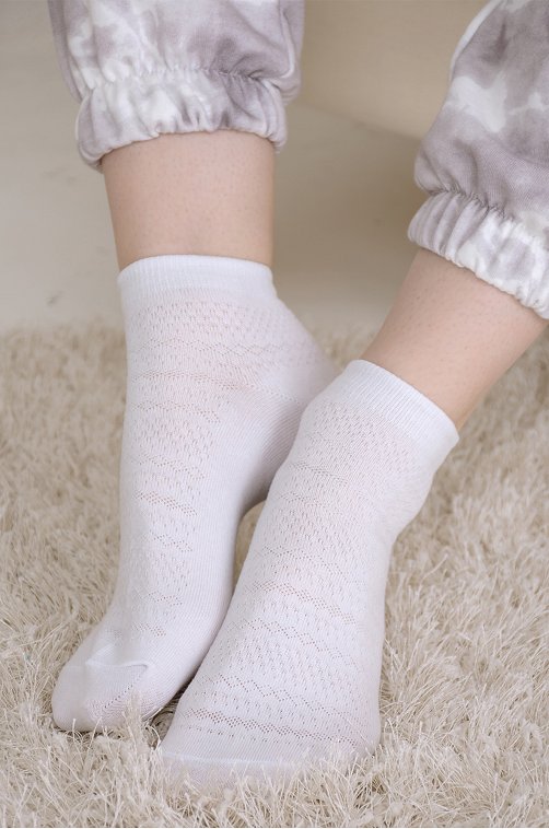 Женские ажурные укороченные носки 3 пары Berchelli