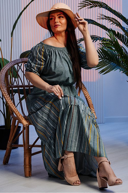 Женское летнее хлопковое платье Натали