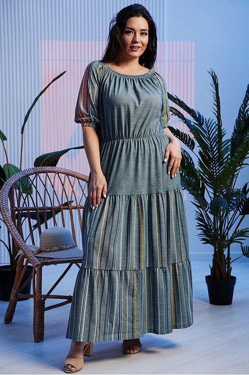 Женское летнее хлопковое платье Натали