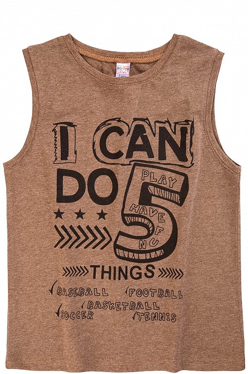 Майка-безрукавка для мальчика Bonito