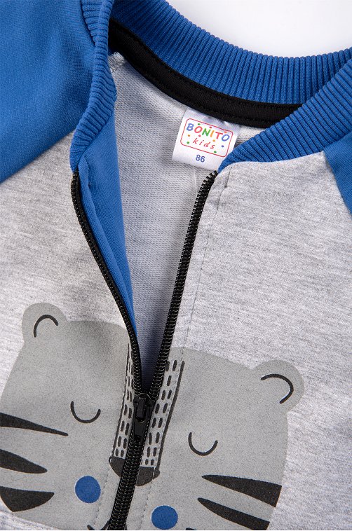 Детская толстовка из футера двухнитки Bonito