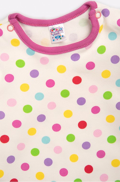 Хлопковый детский комбинезон из интерлока Bonito