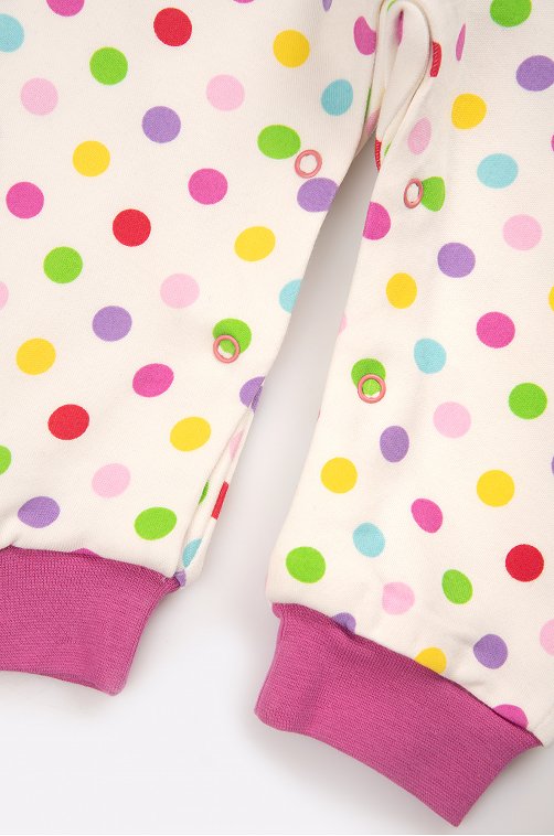 Хлопковый детский комбинезон из интерлока Bonito