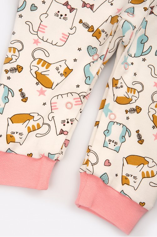 Хлопковый детский комбинезон из интерлока Bonito