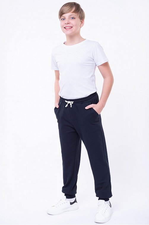 Брюки из футера двухнитки для мальчика Bonito