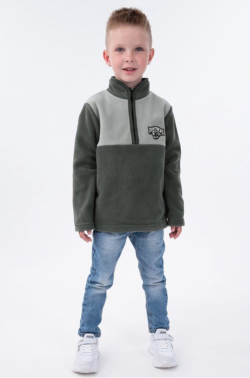 Флисовый джемпер для мальчика Bonito