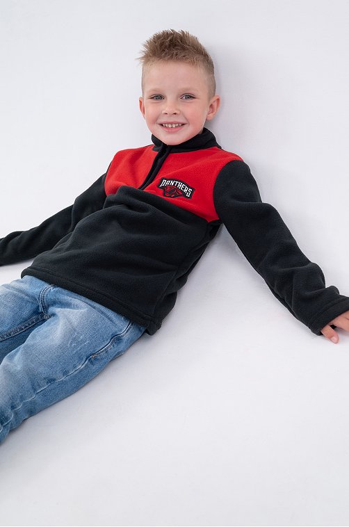 Флисовый джемпер для мальчика Bonito