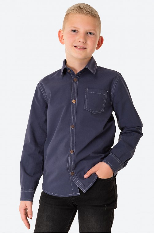 Рубашка из плотного хлопка для мальчика Bonito