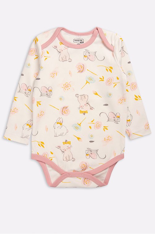 Хлопковое детское боди из интерлока Bonito