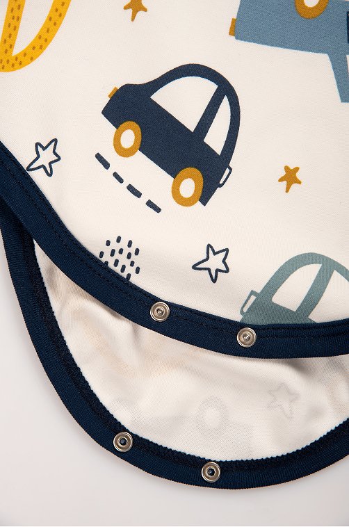 Хлопковое детское боди из интерлока Bonito