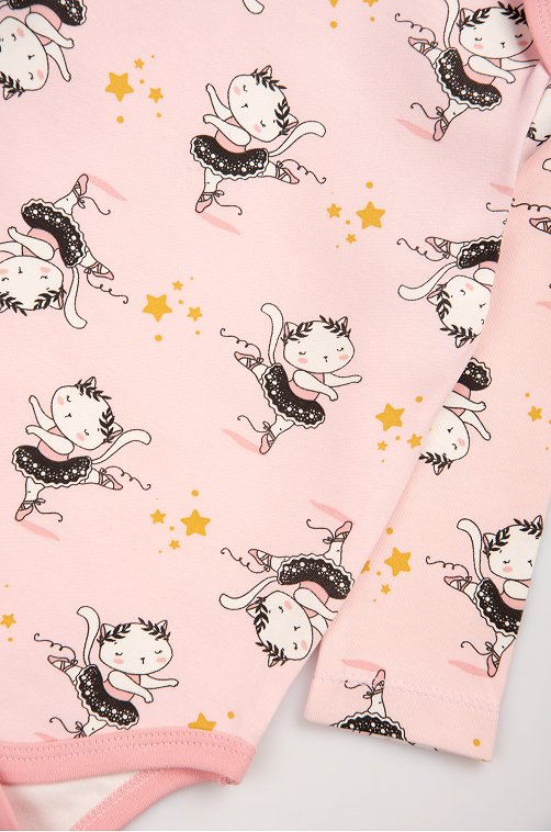 Хлопковое детское боди из интерлока Bonito