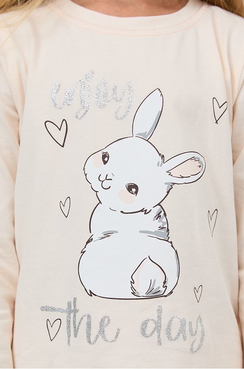 Хлопковая пижама для девочки Bonito