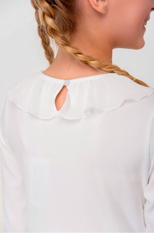 Блузка с декоративным воротником для девочки Bonito