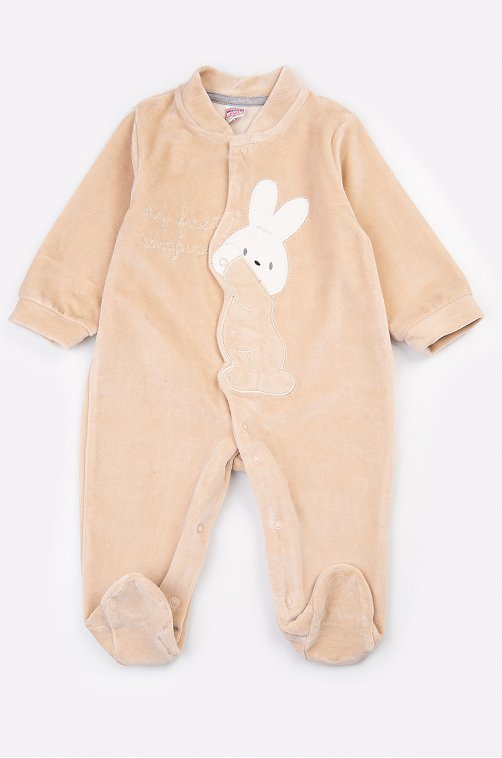 Комбинезон детский Bonito 6624013 бежевый купить оптом в HappyWear.ru