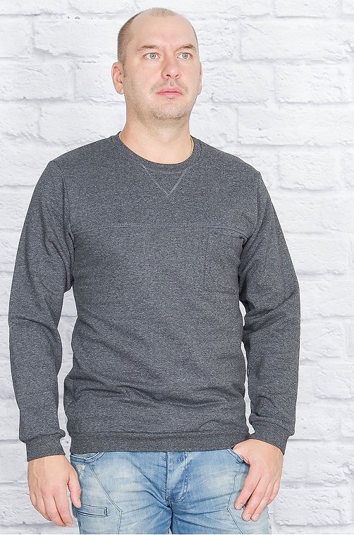 Утепленная мужская толстовка из футера двухнитки с микроначесом Палитра Текстиль